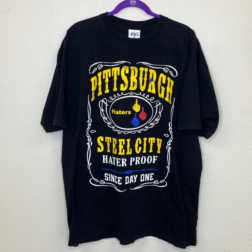 Pittsburgh Steelers Vintage Fan Tee Size 2XL
